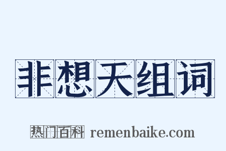 非想天组词是什么意思的图片